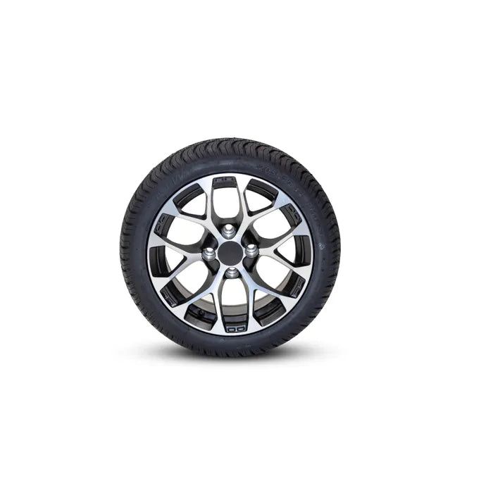 E-Z-GO 12" Wheel & Tire Set 215/40R12 Black 10096162