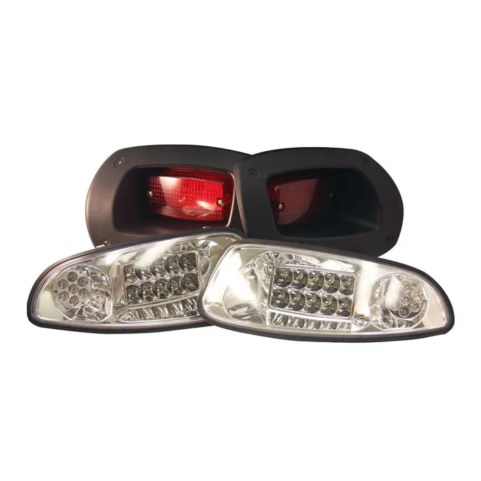 E-Z-GO RXV Deluxe LED Light Kit 12/48V (2016+ Models) – OEM PF11565 Headlight & Taillight Kit