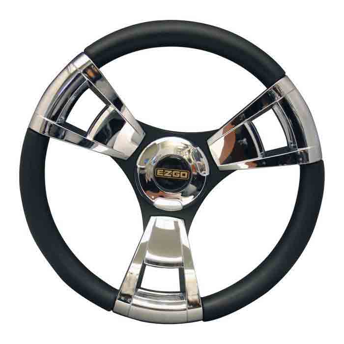 E-Z-GO Steering Wheel Kit (Chrome) | Model 13 | #750630PKG
